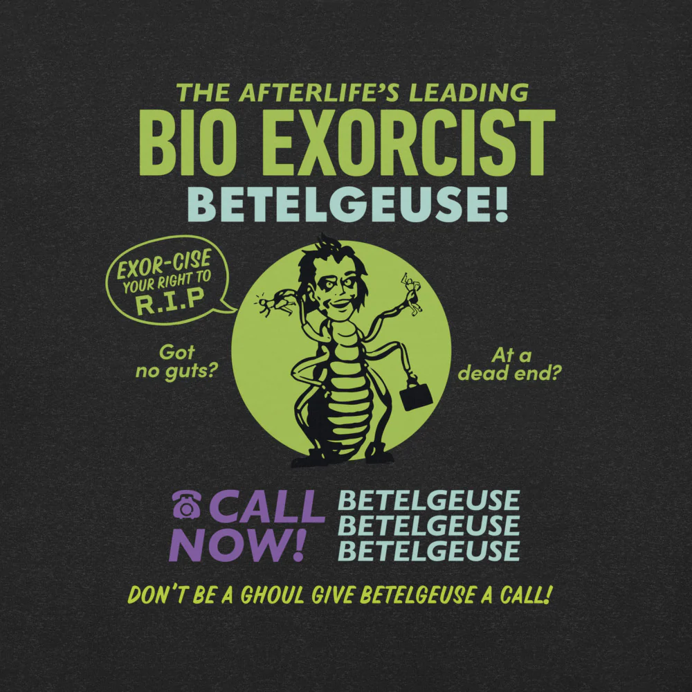 Beetlejuice Beetlejuice Bio Exorcist T-shirt - Image 3