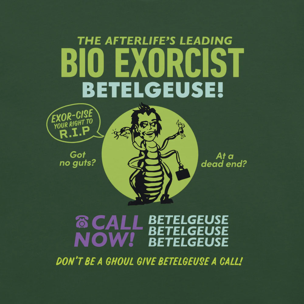 Beetlejuice Beetlejuice Bio Exorcist T-shirt - Image 8