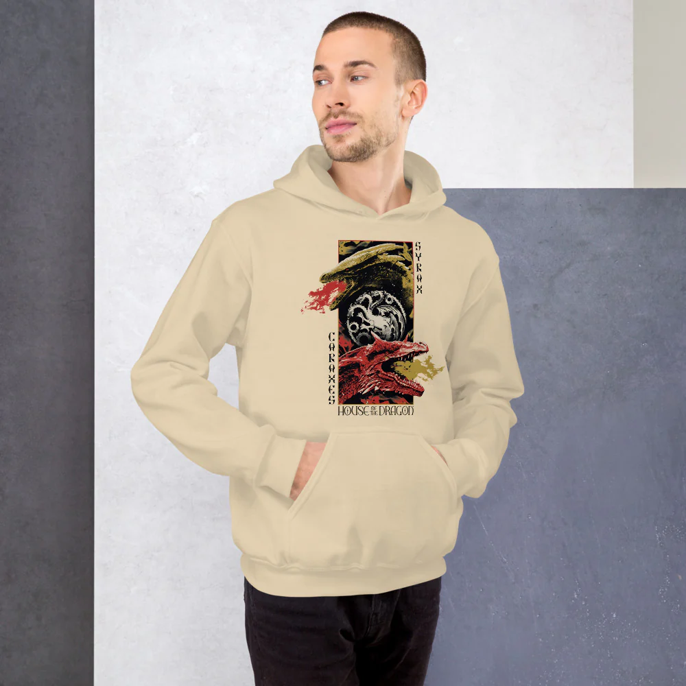 Exclusive House of the Dragon Syrax & Caraxes Hoodie - Image 3