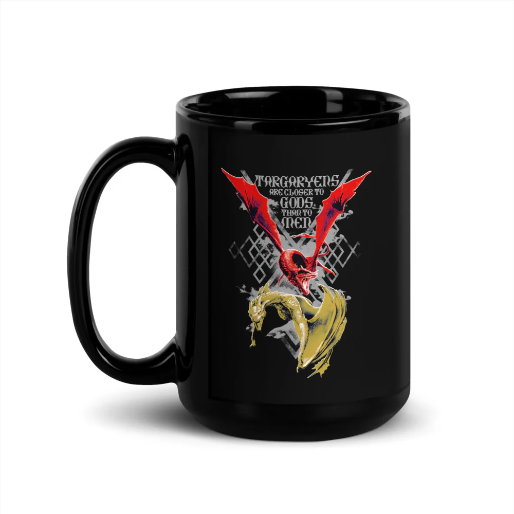 Exclusive House of the Dragon Targaryens are Closer to Gods Mug - Image 6