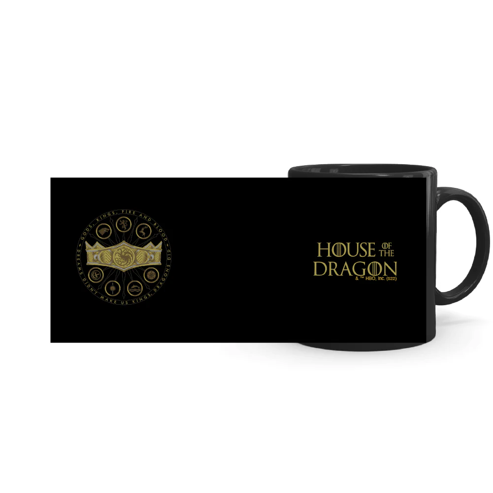 House of the Dragon Crown Black Mug - Image 3