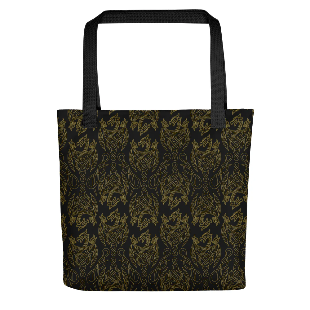 House of the Dragon Pattern Premium Tote Bag - Image 3