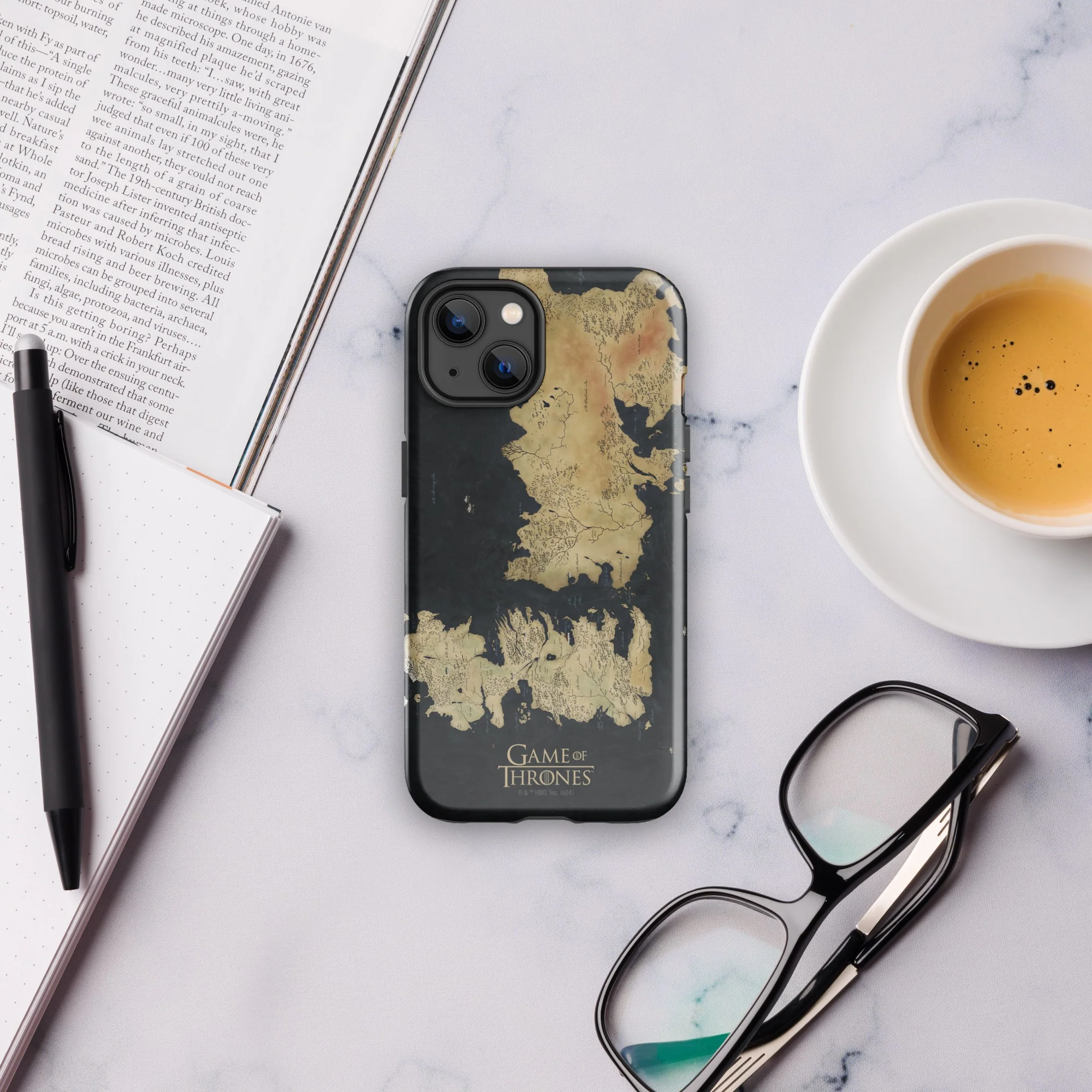 Game of Thrones Westeros Map iPhone Tough Case - Image 36