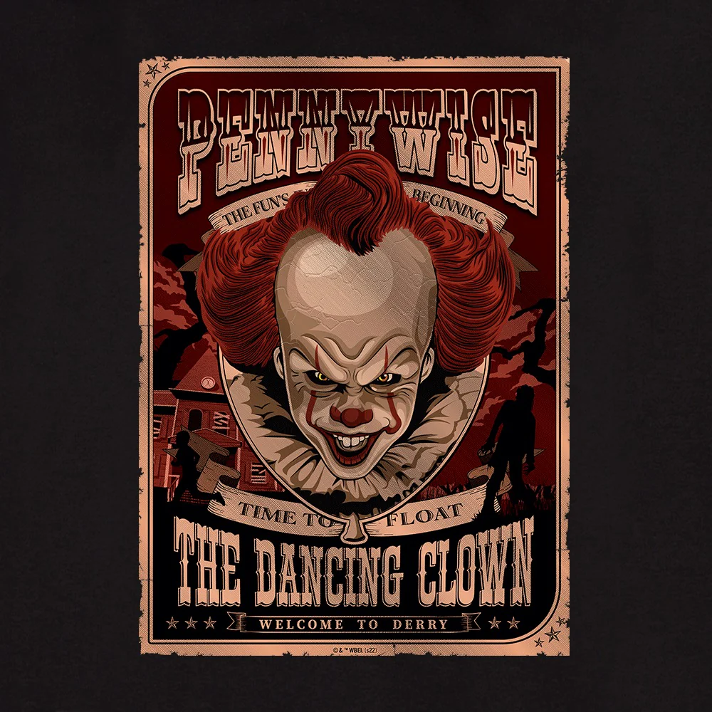 IT Dancing Clown Unisex Hooded Sweatshirt - Image 3