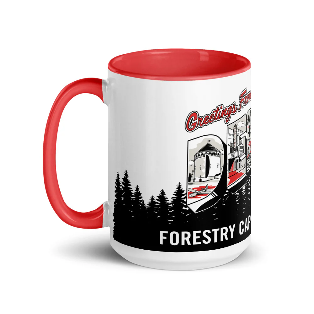 IT: Welcome to Derry Greetings from Derry Two-Tone Mug - Image 4