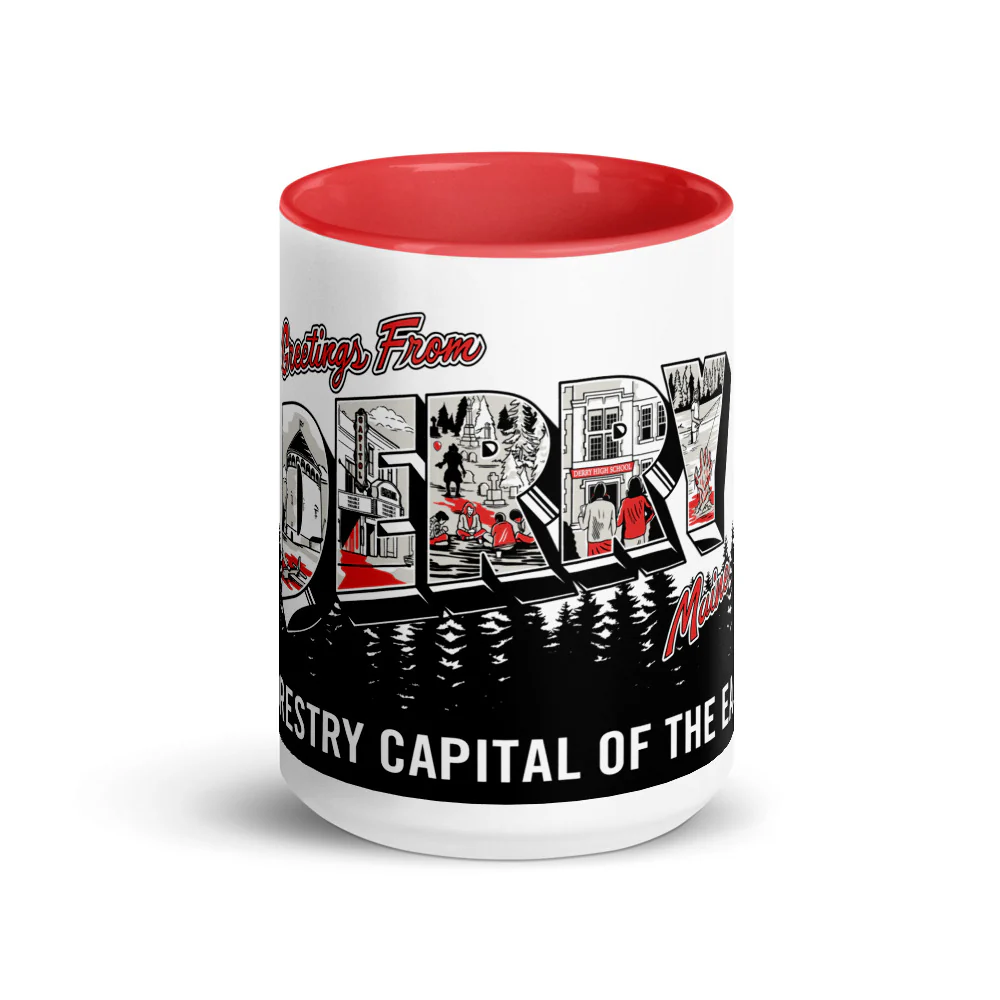 IT: Welcome to Derry Greetings from Derry Two-Tone Mug - Image 5