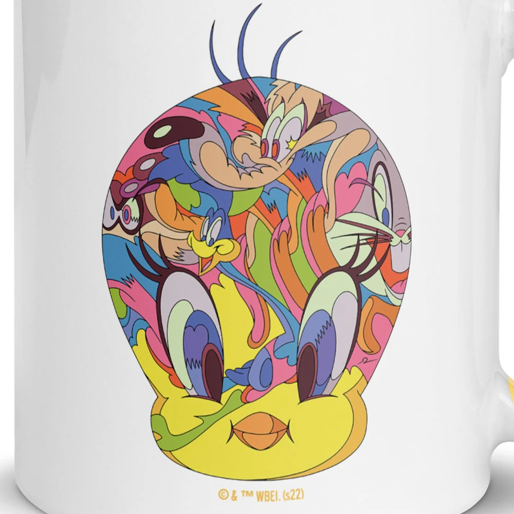 Looney Tunes Tweety Graffiti Two-Tone Mug - Image 3