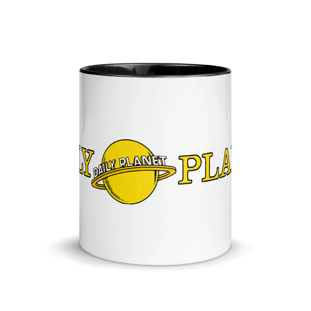 SUPERMAN Daily Planet Logo Two-tone Mug - Image 3