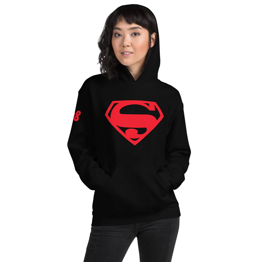 Superman: The Movie Red Logo Hoodie - Image 4