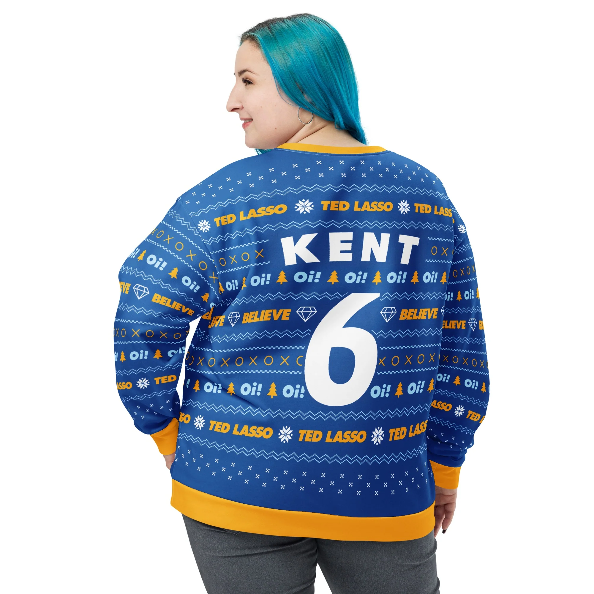 Ted Lasso Roy Kent Holiday Adult Sweatshirt - Image 5