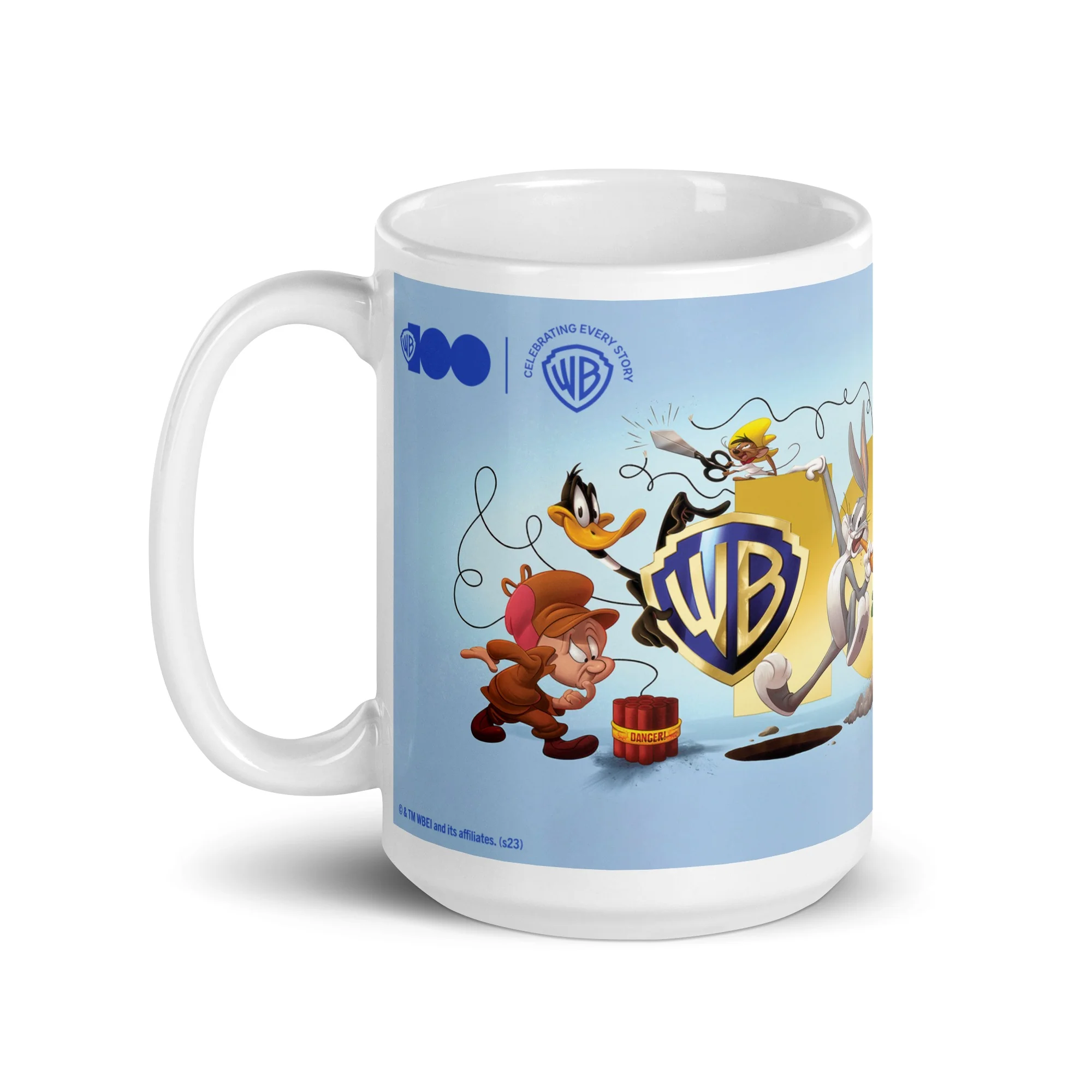 WB 100 Gold Logo Looney Tunes Mug - Image 5