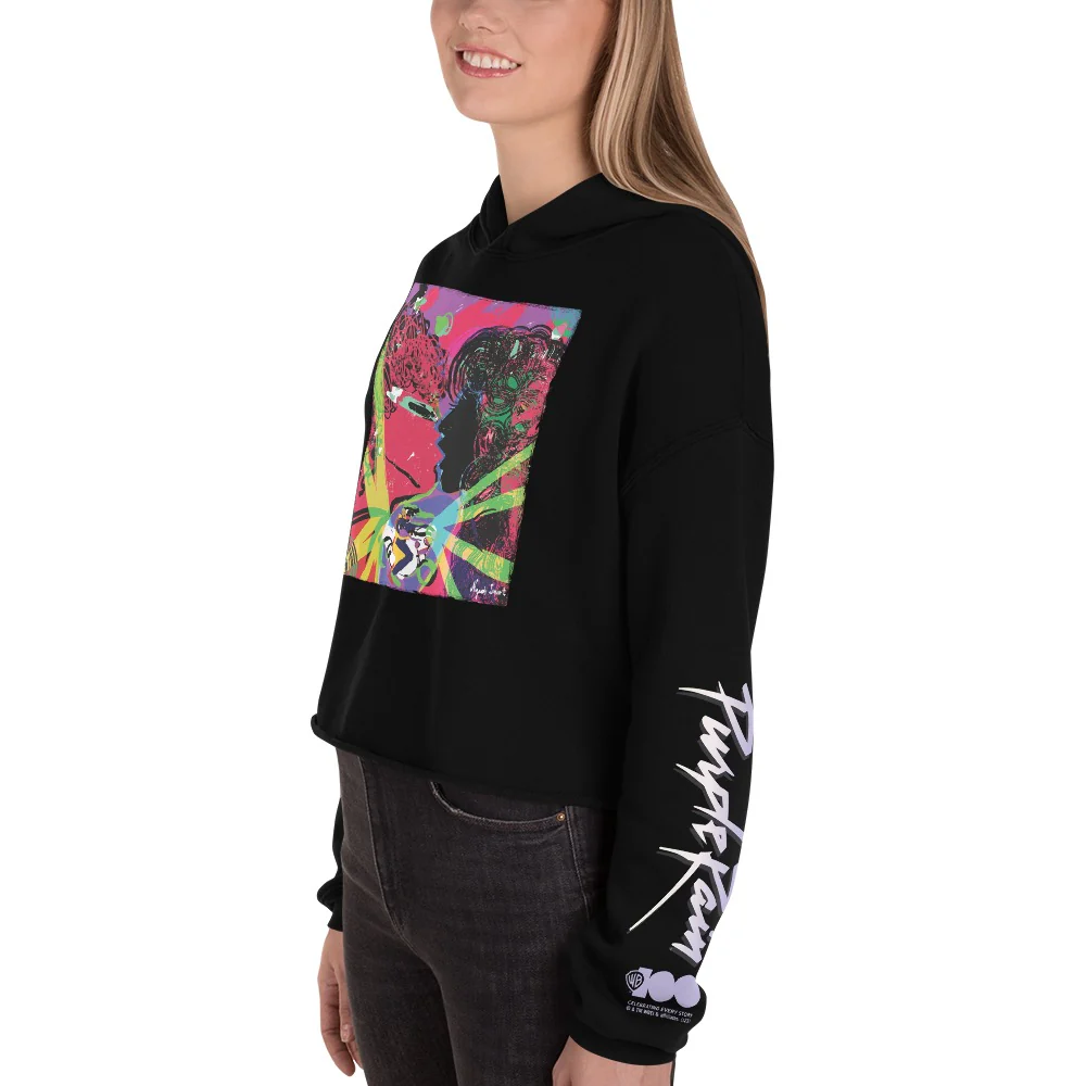 WB 100 Ngadi Smart Purple Rain Cropped Hoodie - Image 3