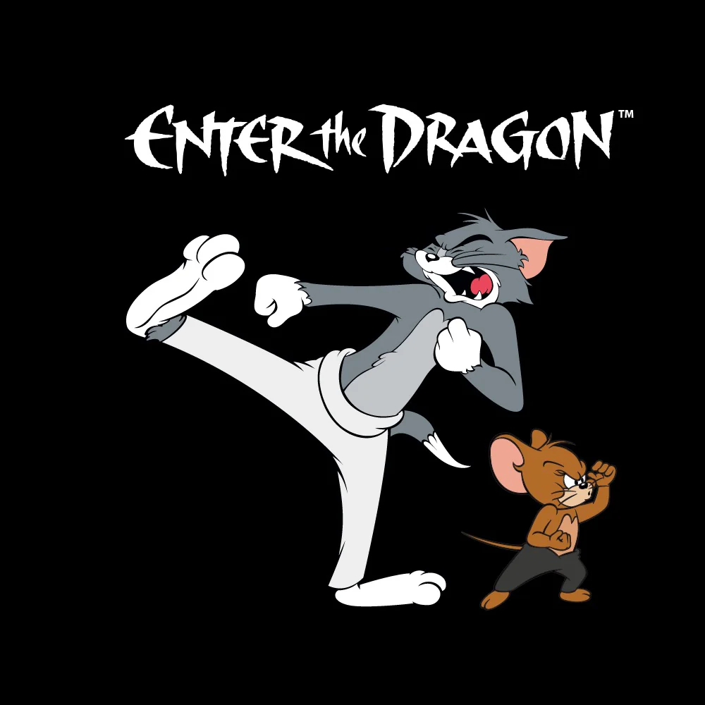 WB 100 Tom and Jerry x Enter the Dragon Black Mug - Image 3