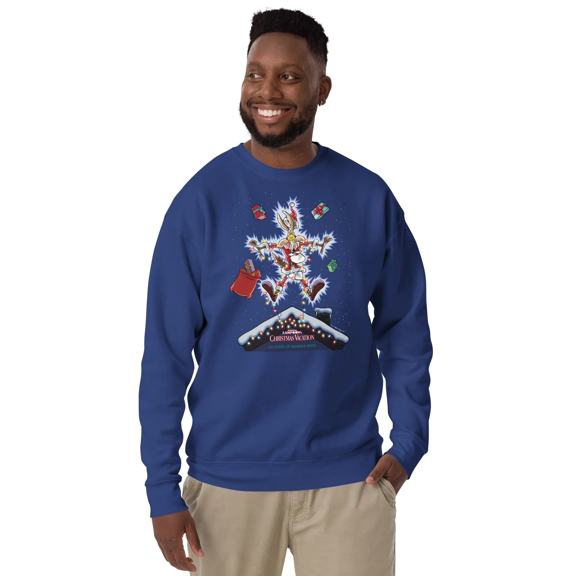 Looney Tunes x National Lampoon's Christmas Vacation Crewneck Sweatshirt - Image 3
